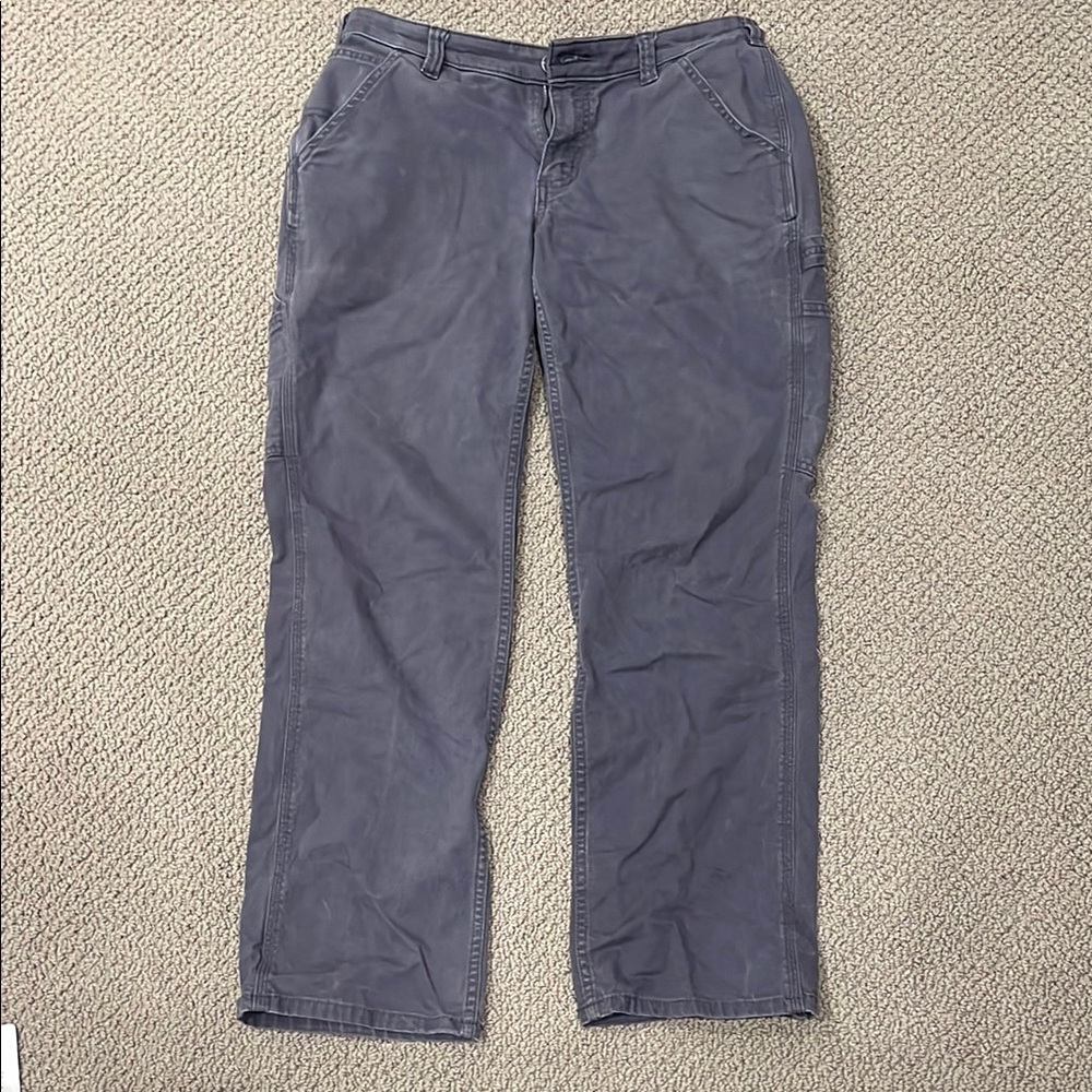 Carhartt Gray Chinos Straight-Leg Pants